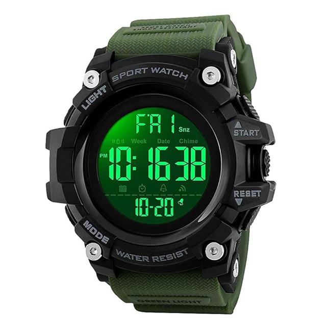 Montre Sport Outdoor Multifonction Étanche 50M – Résistante et Ultra Fiable