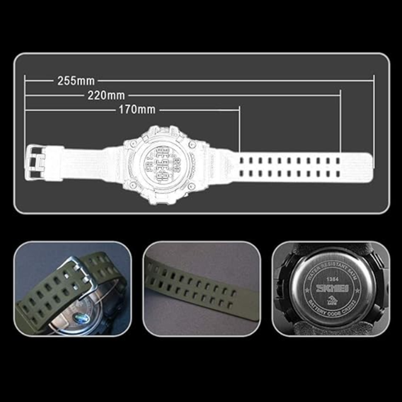 Montre Sport Outdoor Multifonction Étanche 50M – Résistante et Ultra Fiable