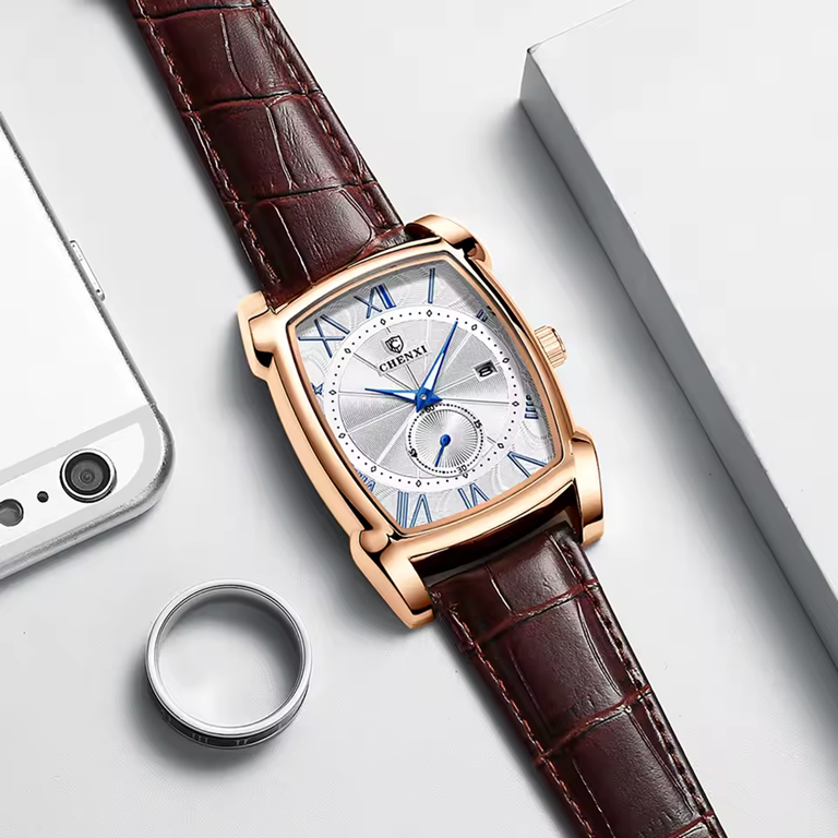 Montre de Luxe CHENXI - Design Décontracté avec Cadran Lumineux et Calendrier - WA