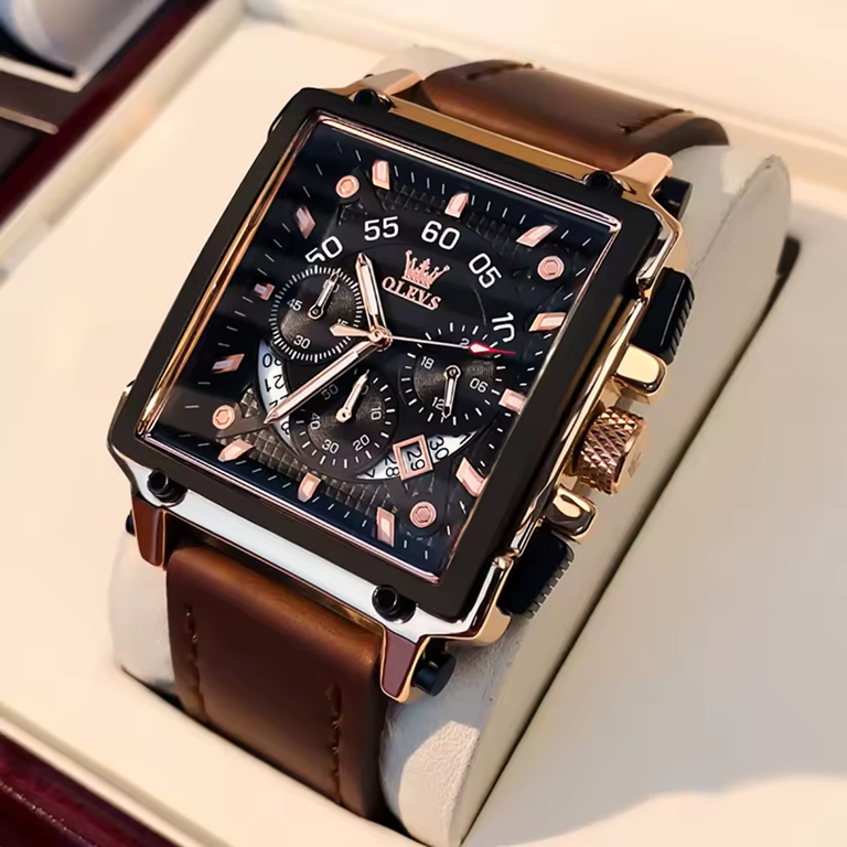 Montre de Luxe OLEVS 9919 Homme – Élégance et Performance en Quartz