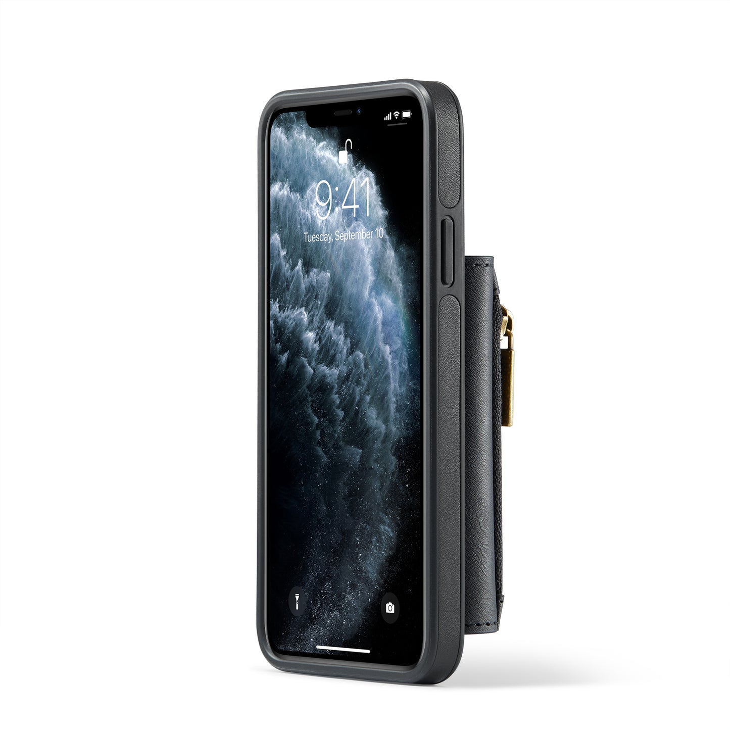 Étui Portefeuille Détachable en Cuir Rétro pour iPhone 15/14/13/12/11 Pro Max avec Fonction Magnétique et Charge Sans Fil
