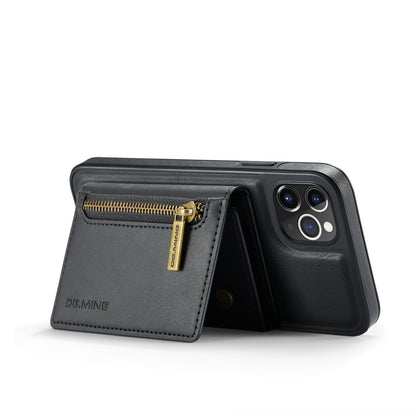 Étui Portefeuille Détachable en Cuir Rétro pour iPhone 15/14/13/12/11 Pro Max avec Fonction Magnétique et Charge Sans Fil