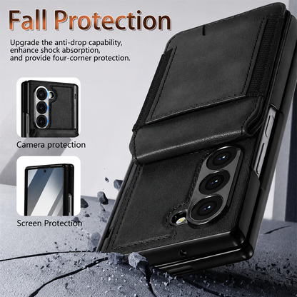 Coque Magnétique 2-en-1 Samsung Galaxy Z Fold 3 à 7 – MagSafe, Portefeuille Détachable & Protection Totale