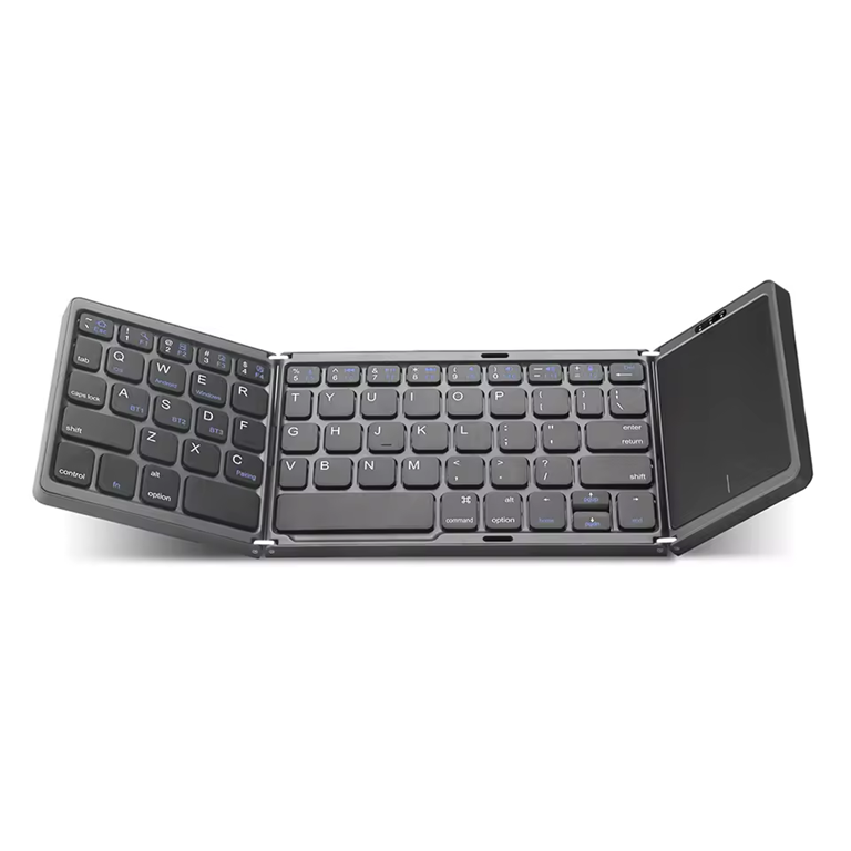 Clavier Pliable avec Touchpad – Portable, Rechargeable & Ultra Compact
