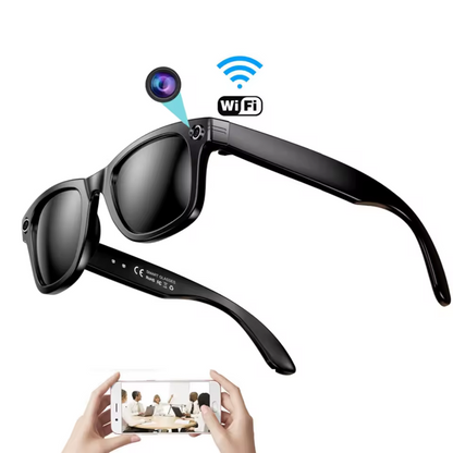 Lunettes Intelligentes 4K avec Caméra & Traduction Instantanée – AI Smart Glasses Bluetooth 5.3