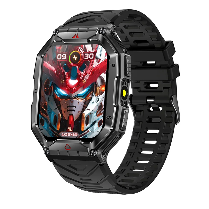 Montre Connectée KR82 Homme – Écran AMOLED 2.1”, Appels Bluetooth, Boussole et Sports Extérieur - Mali