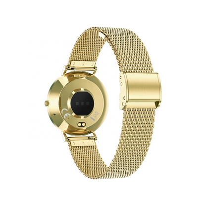 Montre Connectée Dorée pour Femmes – Design Compact, Connectivité et Élégance Moderne - Mali