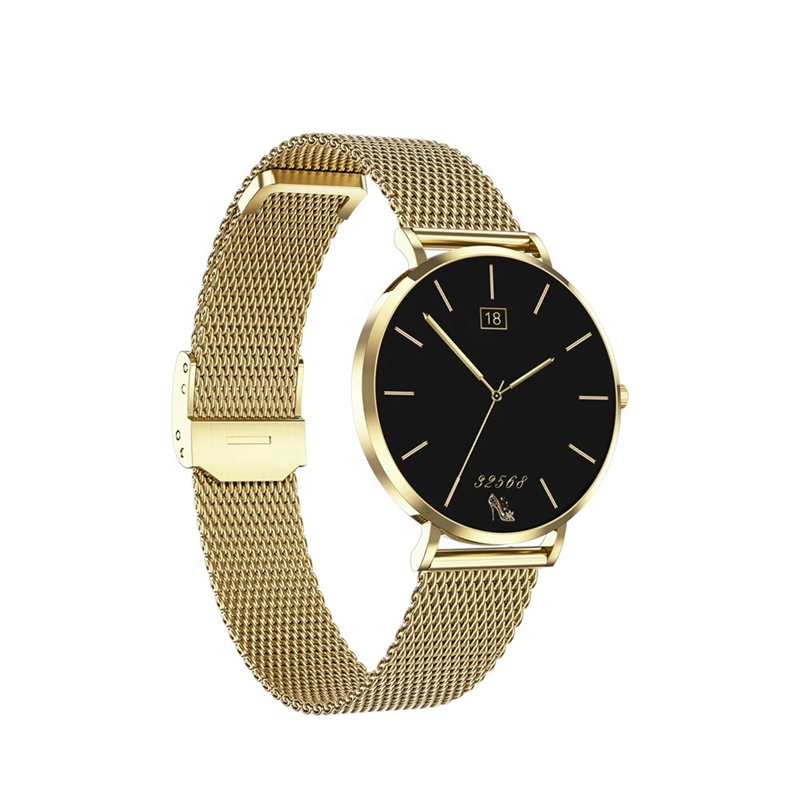 Montre Connectée Dorée pour Femmes – Design Compact, Connectivité et Élégance Moderne - Mali