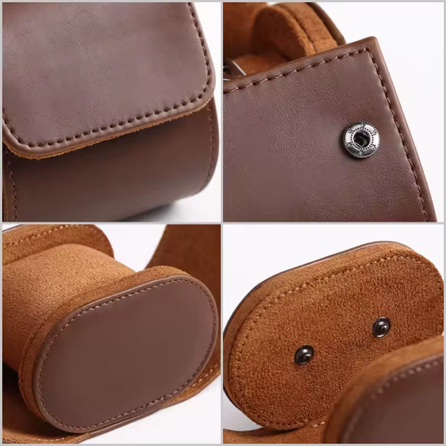 Boîte de Rangement Portable pour Montre en Cuir PU – Étui Cadeau Haut de Gamme