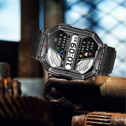 Montre Connectée KR82 Homme – Écran AMOLED 2.1”, Appels Bluetooth, Boussole et Sports Extérieur - Mali
