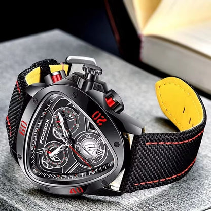 Montre Pilote FOXBOX Sport Racing pour Hommes - Élégance et Performance