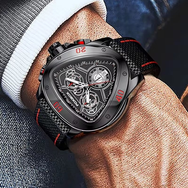 Montre Pilote FOXBOX Sport Racing pour Hommes - Élégance et Performance